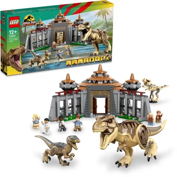 LEGO® Jurassic Park - Látogatóközpont T-Rex és raptortámadás (76961)