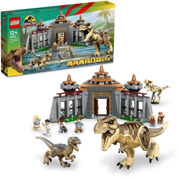 LEGO® Jurassic Park - Látogatóközpont T-Rex és raptortámadás (76961)