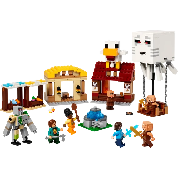 LEGO® Minecraft - A szellemléghajó és falutámadás (21273)