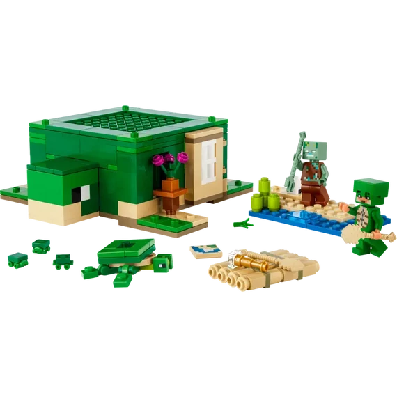 LEGO® Minecraft - A tengerparti teknősház (21254)