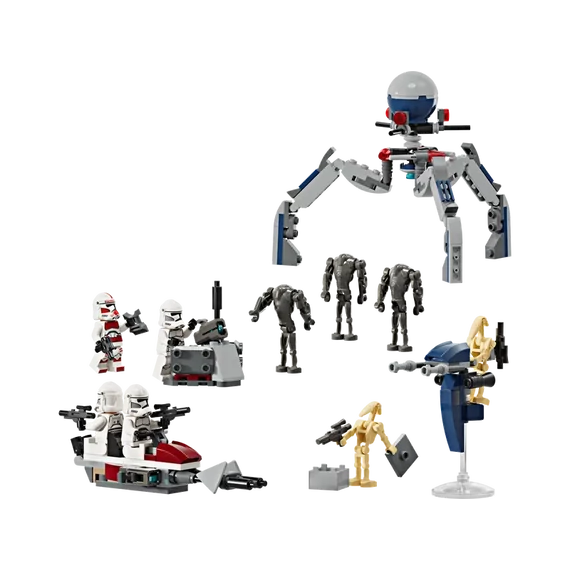 LEGO® Star Wars - Klónkatona™ és harci droid™ harci csomag (75372)