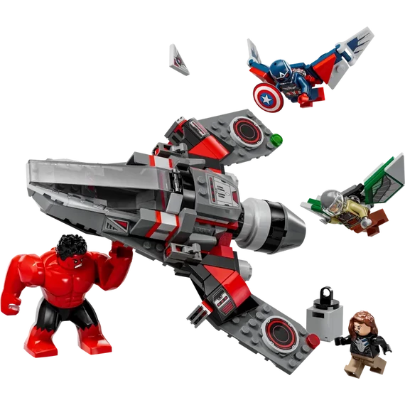 LEGO® Super Heroes - Amerika Kapitány vs. Vörös Hulk csata (76292)