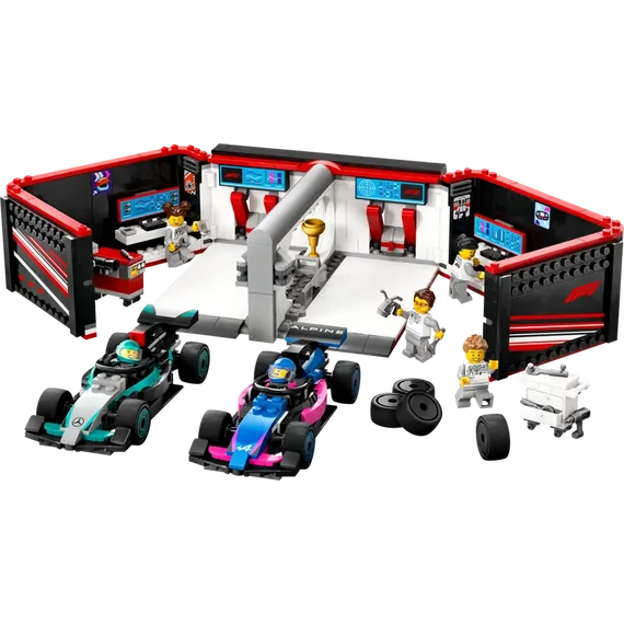 LEGO® City - F1®-es garázs, Mercedes-AMG és Alpine autók (60444)