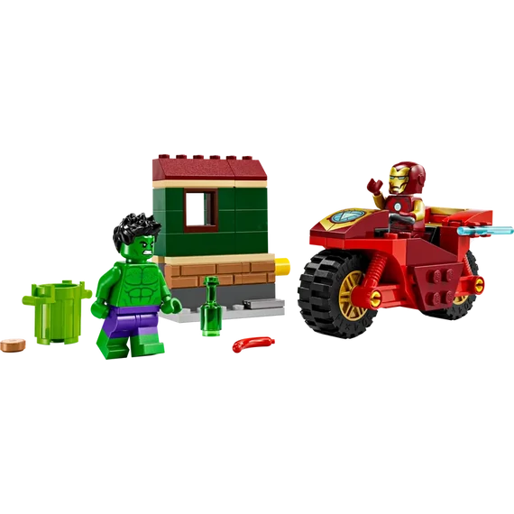 LEGO® Super Heroes - Vasember motorral és Hulk (76287)