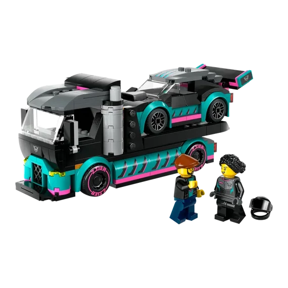 LEGO® City - Versenyautó és autószállító teherautó (60406)