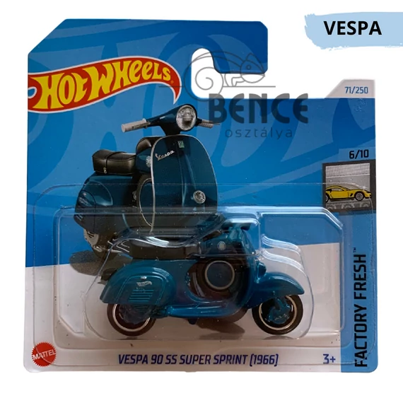 Hot Wheels - Vespa 90 ss super sprint 1966 - HW Factori Fresh 6/10