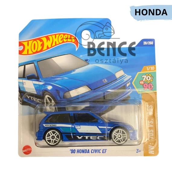 Hot Wheels - '90 Honda Civic EF - HW 70' VS. '90 1/10