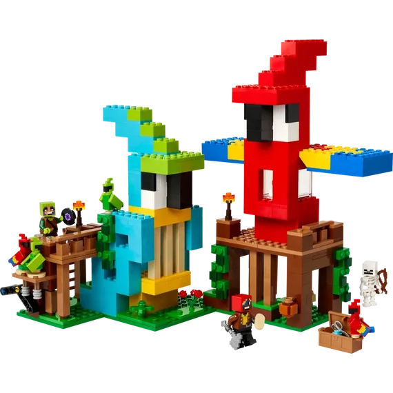 LEGO® Minecraft - A papagájházak (21282)