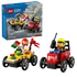 Kép 2/6 - LEGO® City - Pizzásautó vs. tűzoltóautó, versenyautós csomag (60458)