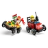 Kép 4/6 - LEGO® City - Pizzásautó vs. tűzoltóautó, versenyautós csomag (60458)