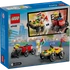 Kép 6/6 - LEGO® City - Pizzásautó vs. tűzoltóautó, versenyautós csomag (60458)